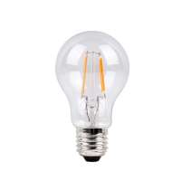 Glass Cover Edison Bulb, 6W A19 COB Dimmable LED Filament Bulb